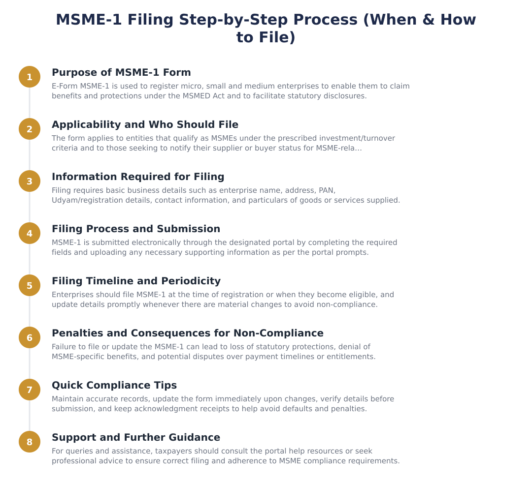 MSME-1 Filing Step-by-Step Process (When & How to File)   